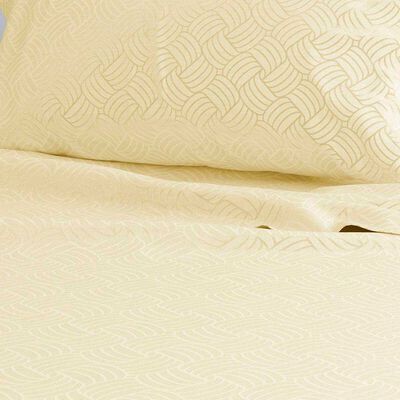 Imagen 2 del producto Juego de Sábanas Doral 2 Plazas Trenzas Crudo