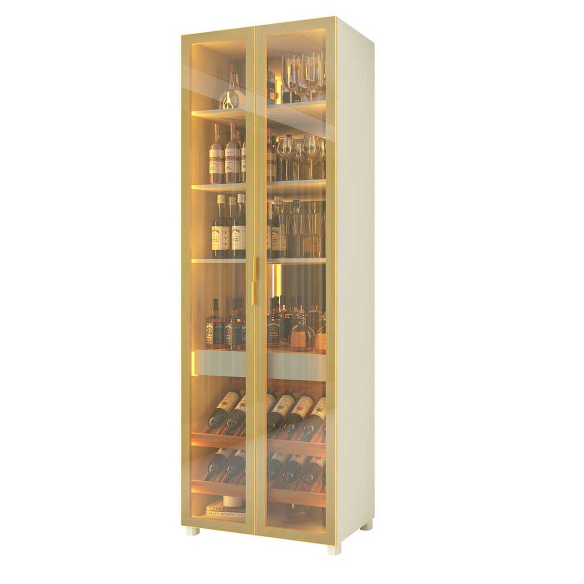 Vitrina Decocasa Prisma Off White