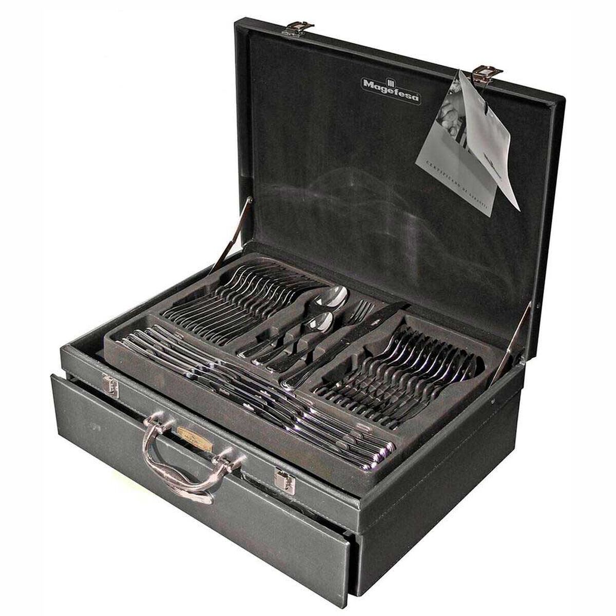 Cuberter&iacute;a Acero Inoxidable Magefesa Paris 72 Piezas