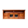 Rack TV Muebles Hema Berlin Hasta 70" Nogal Vidrio