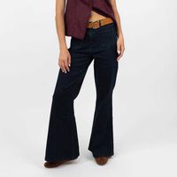 Jeans Flare Mujer Zibel Azul