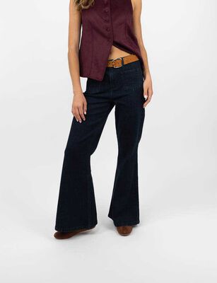 Imagen 1 del producto Jeans Flare Mujer Zibel Azul