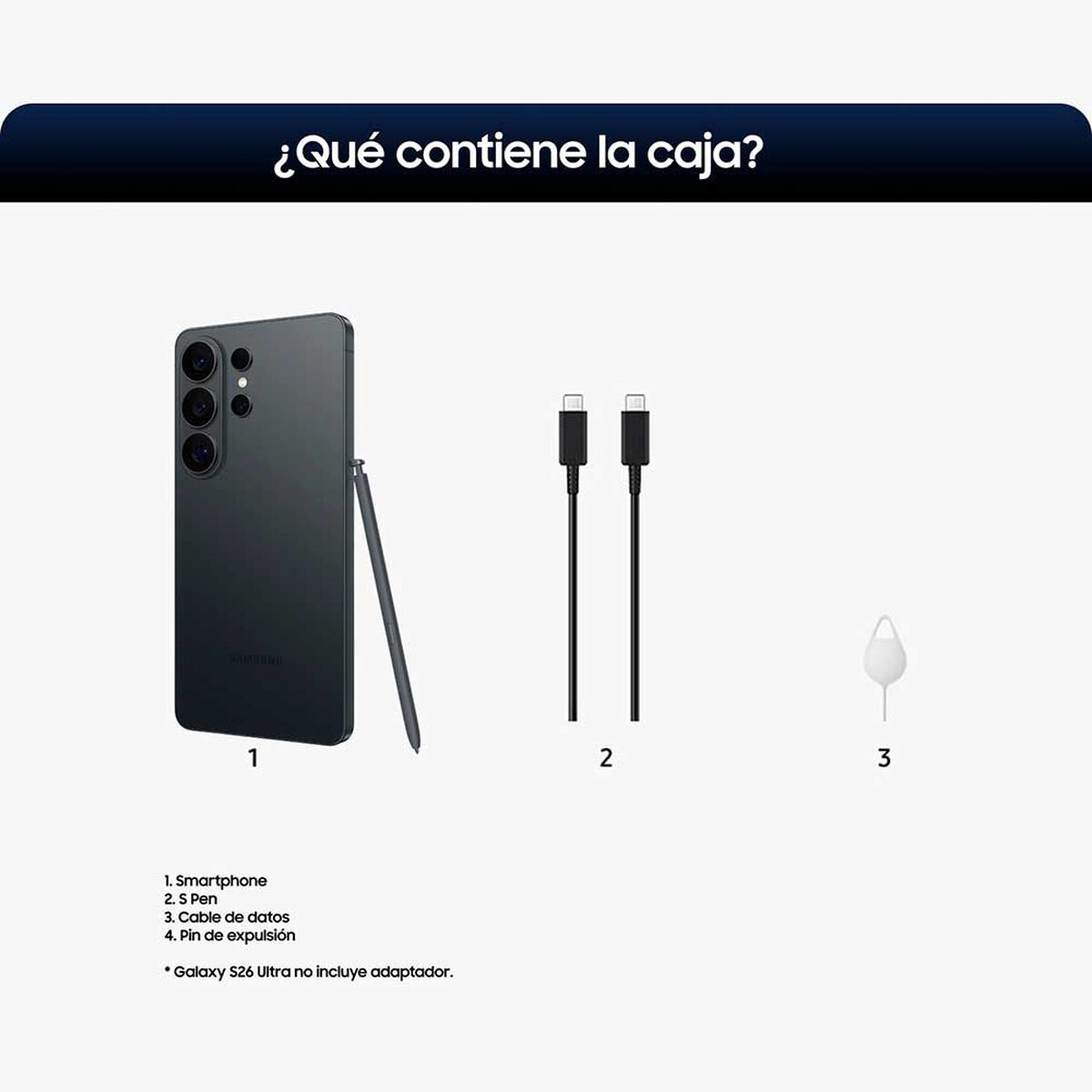 Samsung Galaxy S26 Ultra 256GB 6.9&rdquo; Negro