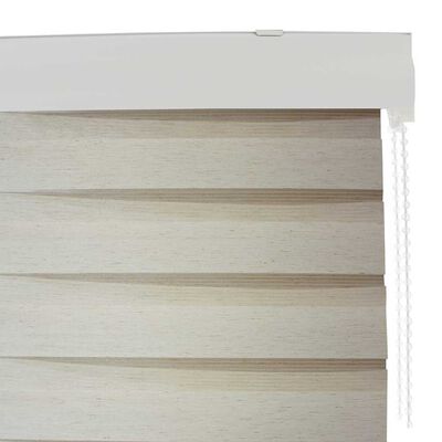 Roller Duo Lino Vincenzi R1705 Blanco Grain 120 x 120 cm