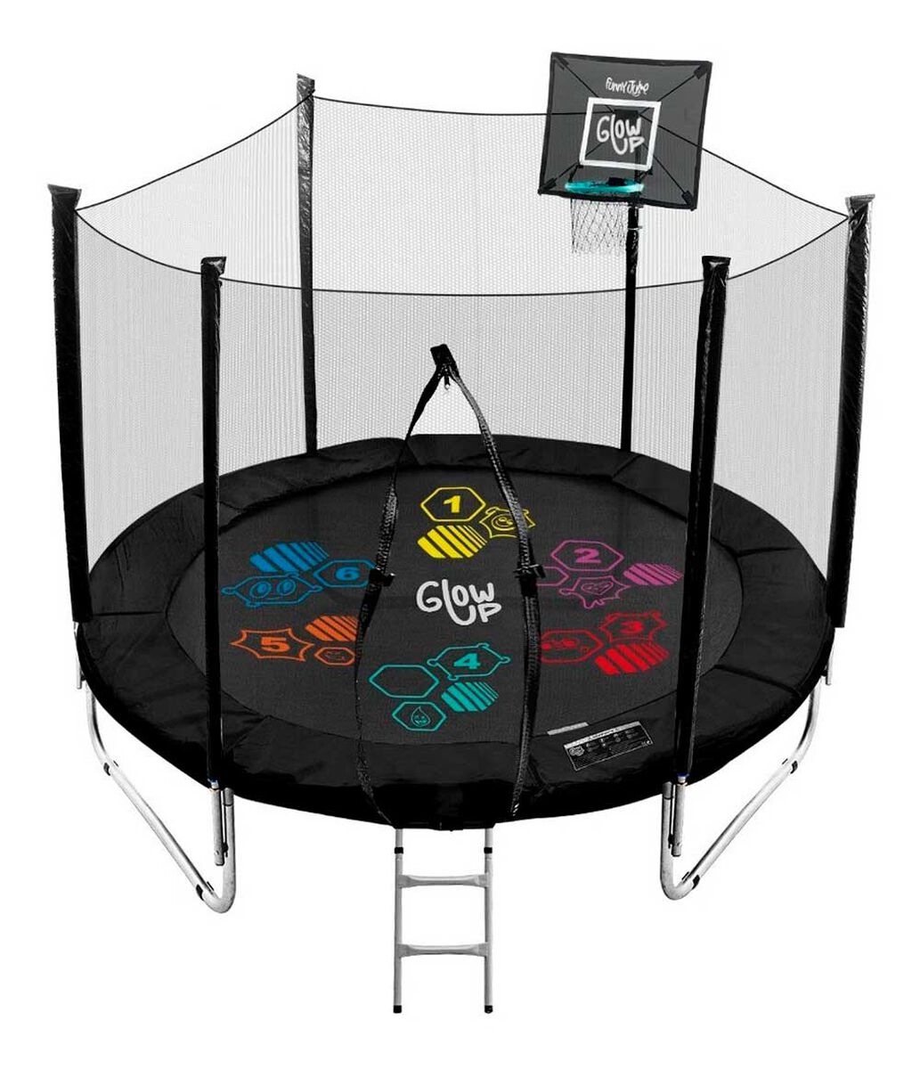 Cama Elástica + Malla y Escalera 8ft Edición Limitada