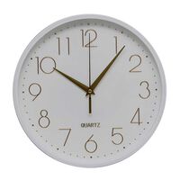 Reloj de Pared Plástico Vgo Circular 25 cm Blanco