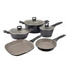 Kit Batería de Cocina Classic Simplit + Set 12 Utensilios Negro