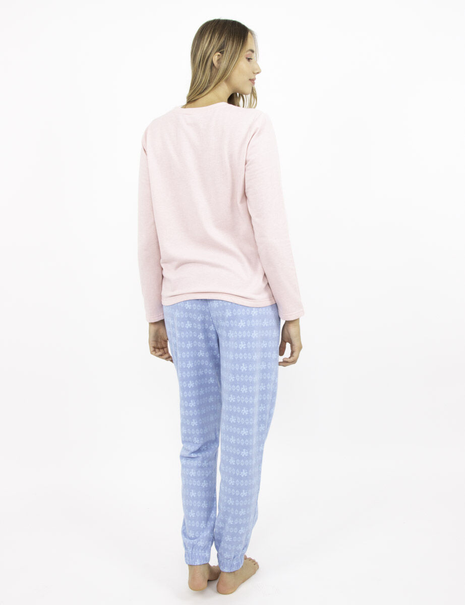 Pijama Manga Larga Mujer Felix Gato