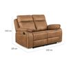 Juego de Living Reclinable CIC Sevilla 3C+2C Caf&eacute; Claro
