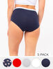 Pack 5 Calzones Pantaletas Mujer Tommy Hilfiger