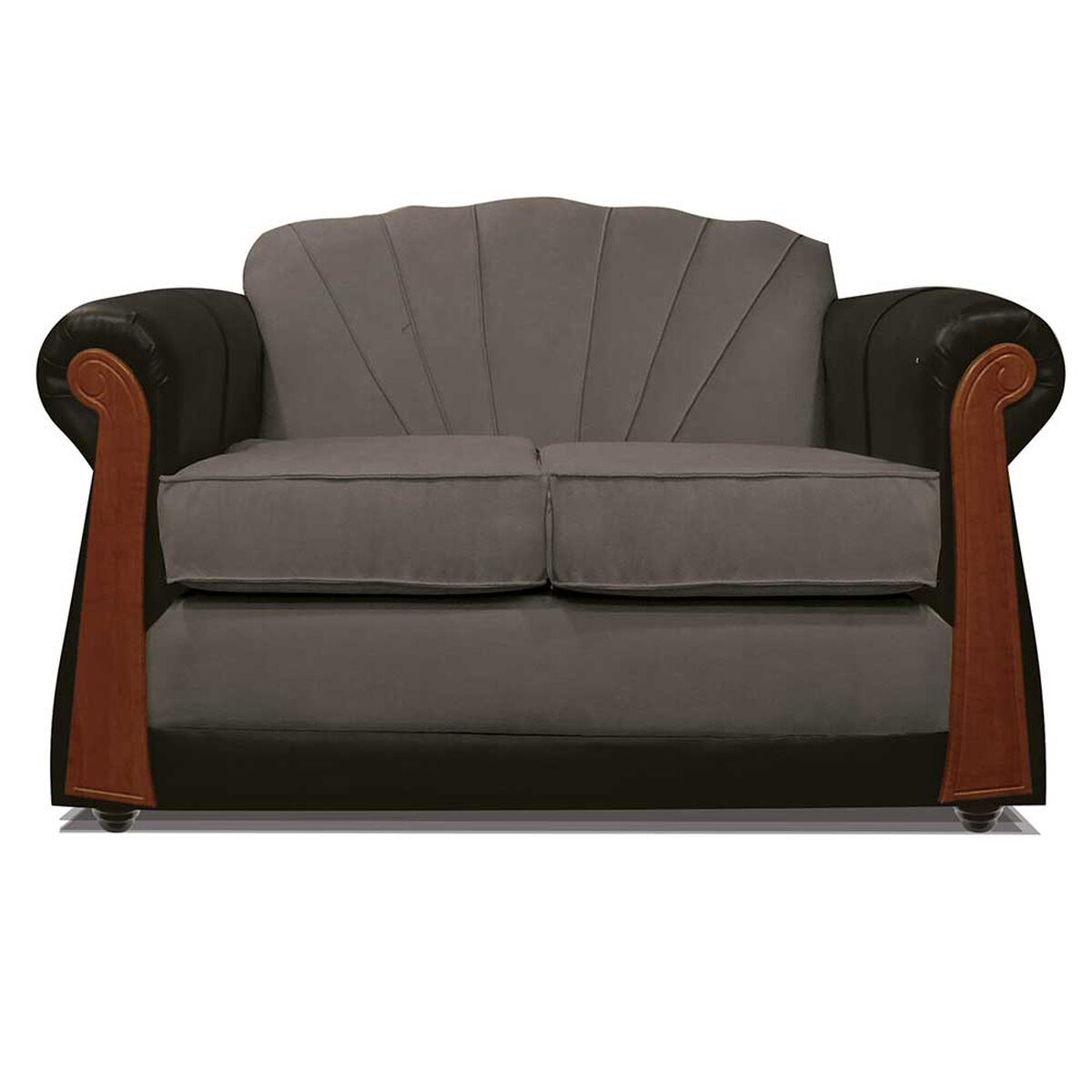 Juego de Living Elegant Detail Marsella Sofá 2 Cuerpos + Dos Sillones 1 Cuerpo Gris