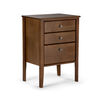 Velador Rosen Issey Caramelo 3 Cajones