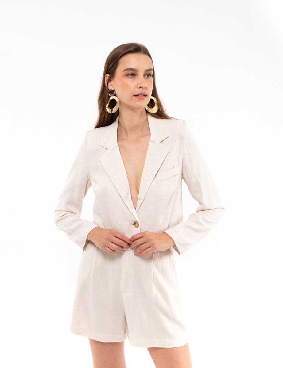 Blazer Lino Mujer Zibel