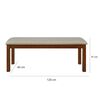 Juego de Comedor Fm Furniture Qatar M1400 4 Sillas 1 Banca