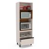 Despensa de Cocina Premier Vekkahome 2 Puertas 1 Cajón Beige