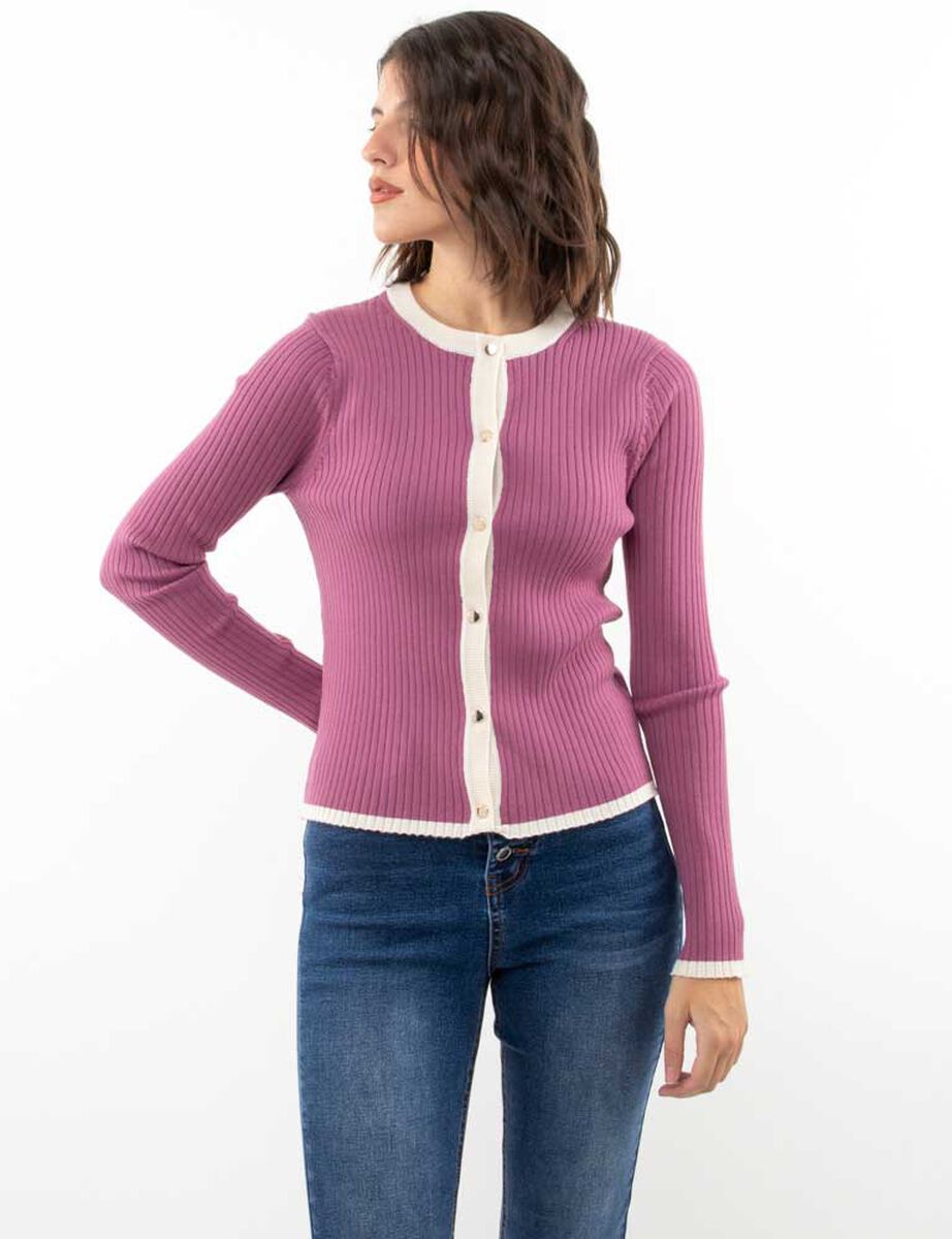 Sweater Botones Mujer Zibel