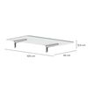 Mesa Plegable de Pared Cocina Vekkahome Blanca