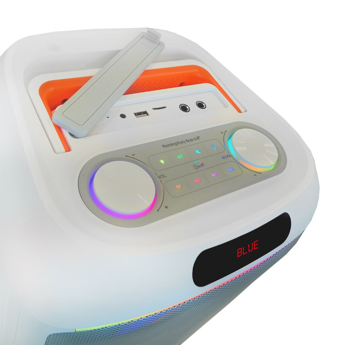 Parlante Portátil Bluetooth MLAB 9565 6,5" x 2 Blanco