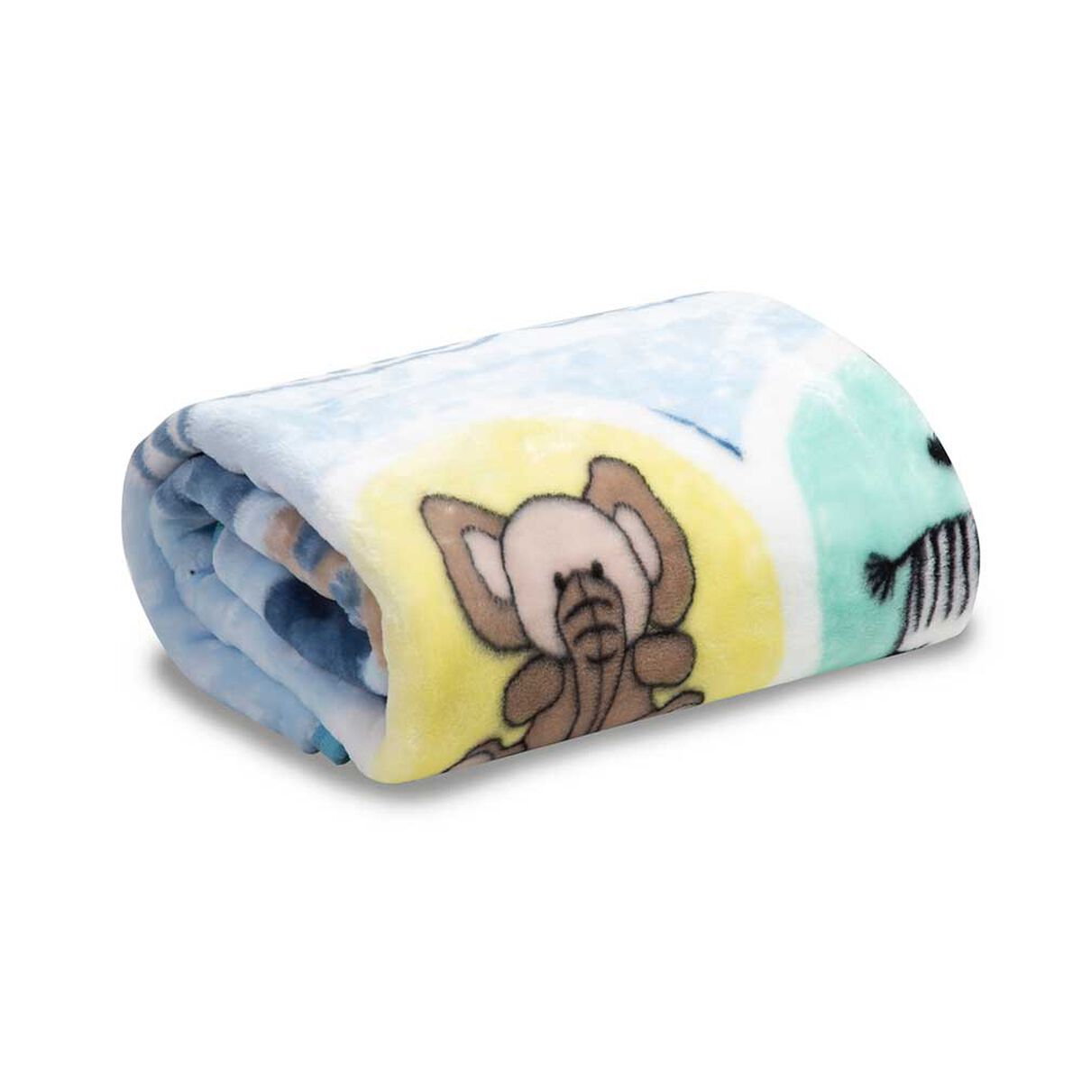 Saco Bebe con Broche Animalistos Celeste Bebesit