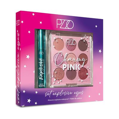 Set Maquillaje Explosive Eyes Charmy Pink Petrizzio