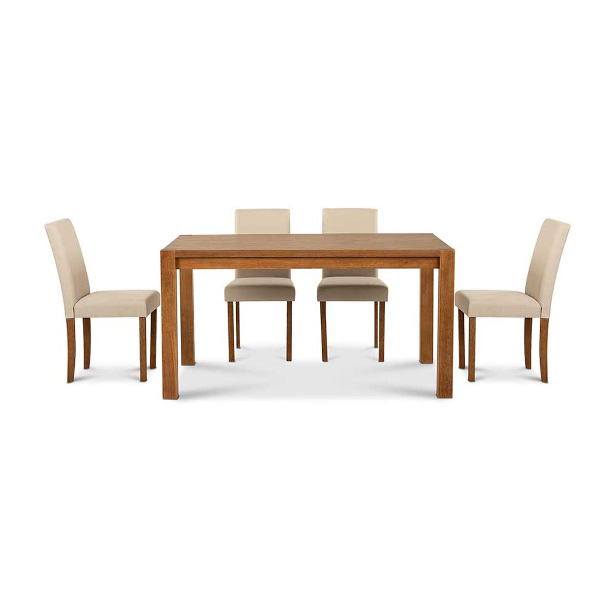 Juego de Comedor CIC Phoenix 6 Sillas Walnut