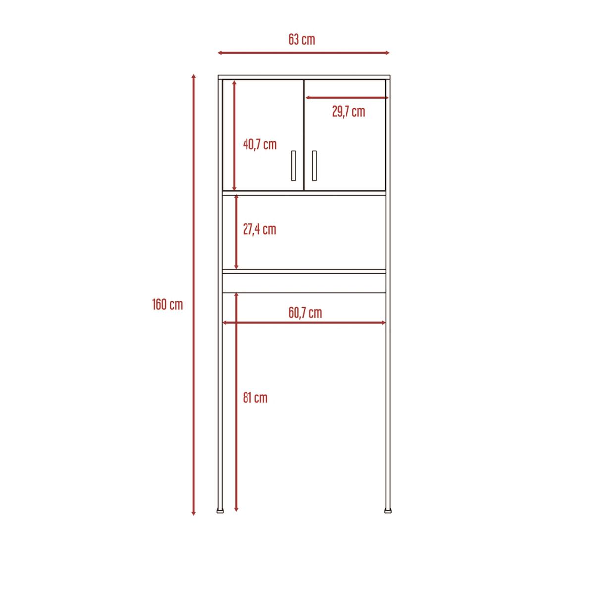 Mueble Ahorrador de Espacio TuHome Siena