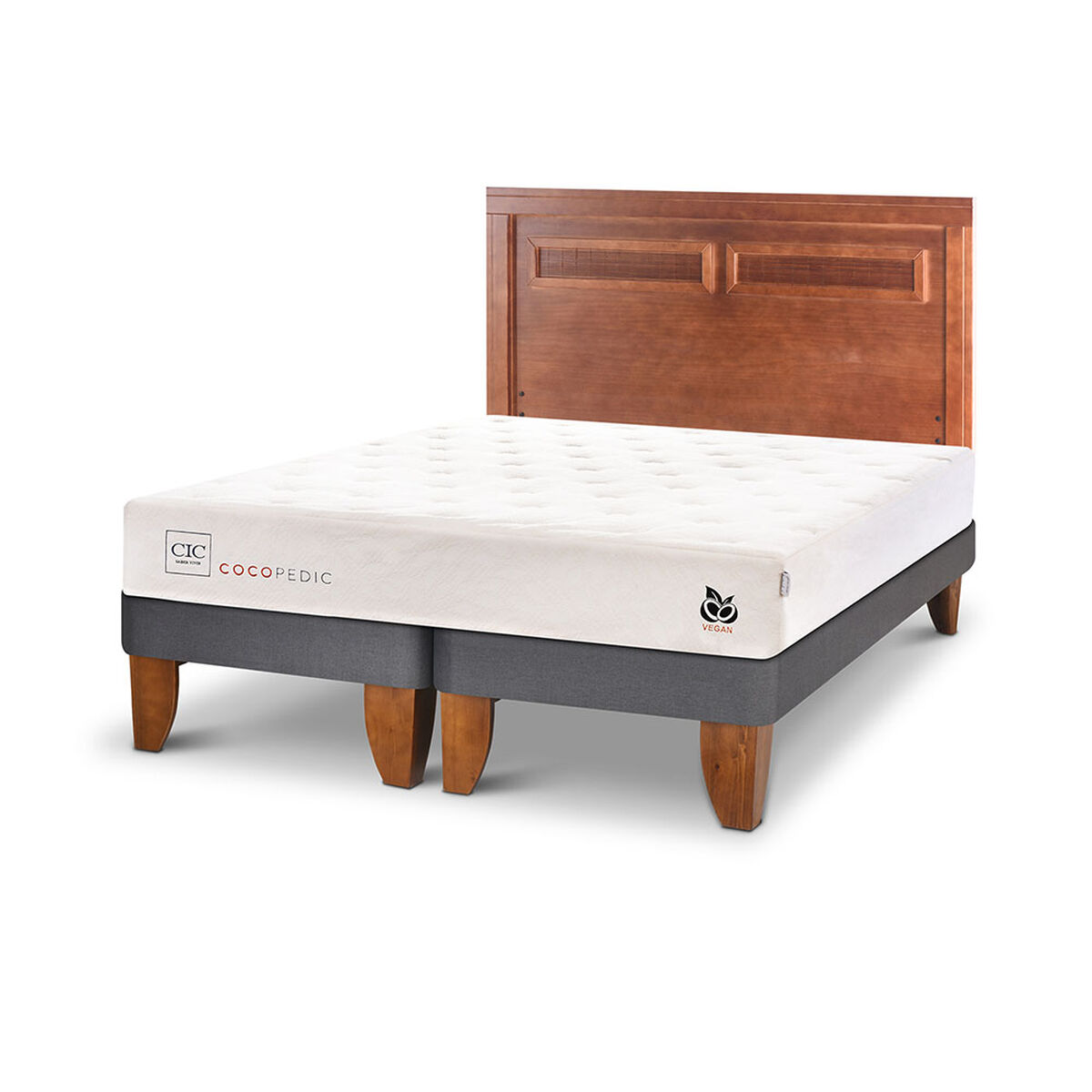 Cama Europea CIC Base Dividida King Cocopedic