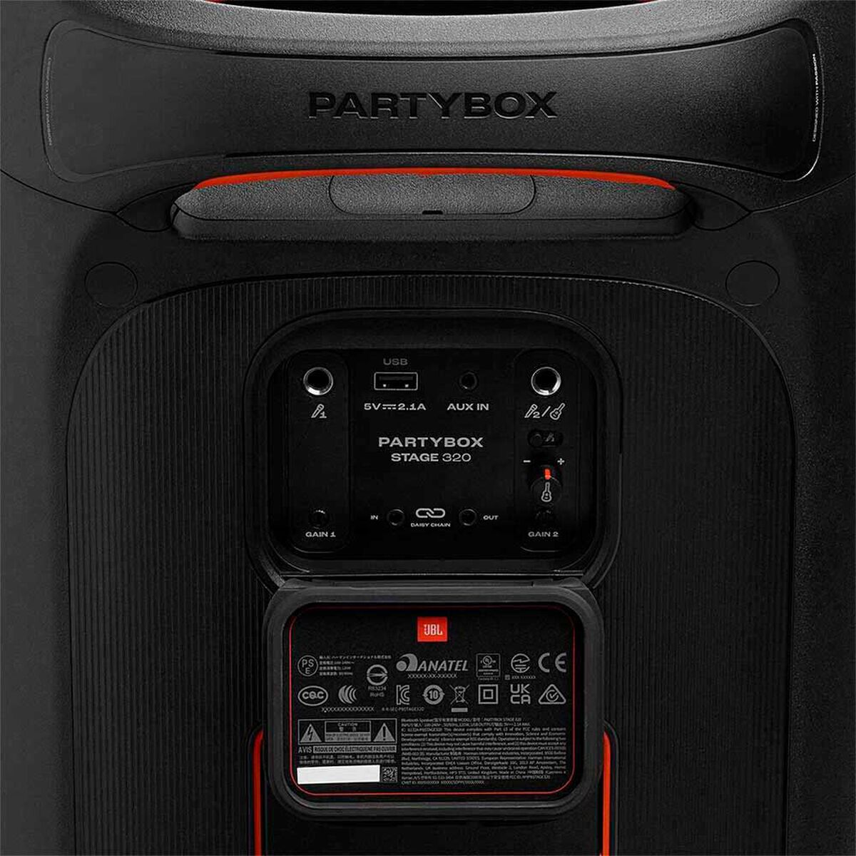Parlante Bluetooth JBL PartyBox Stage 320 Negro