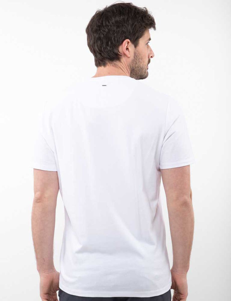 Polera Con Estampado Slim Manga Corta Hombre Zibel