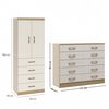 Combo Exit Closet 2P 4C + Comoda 10C Blanco