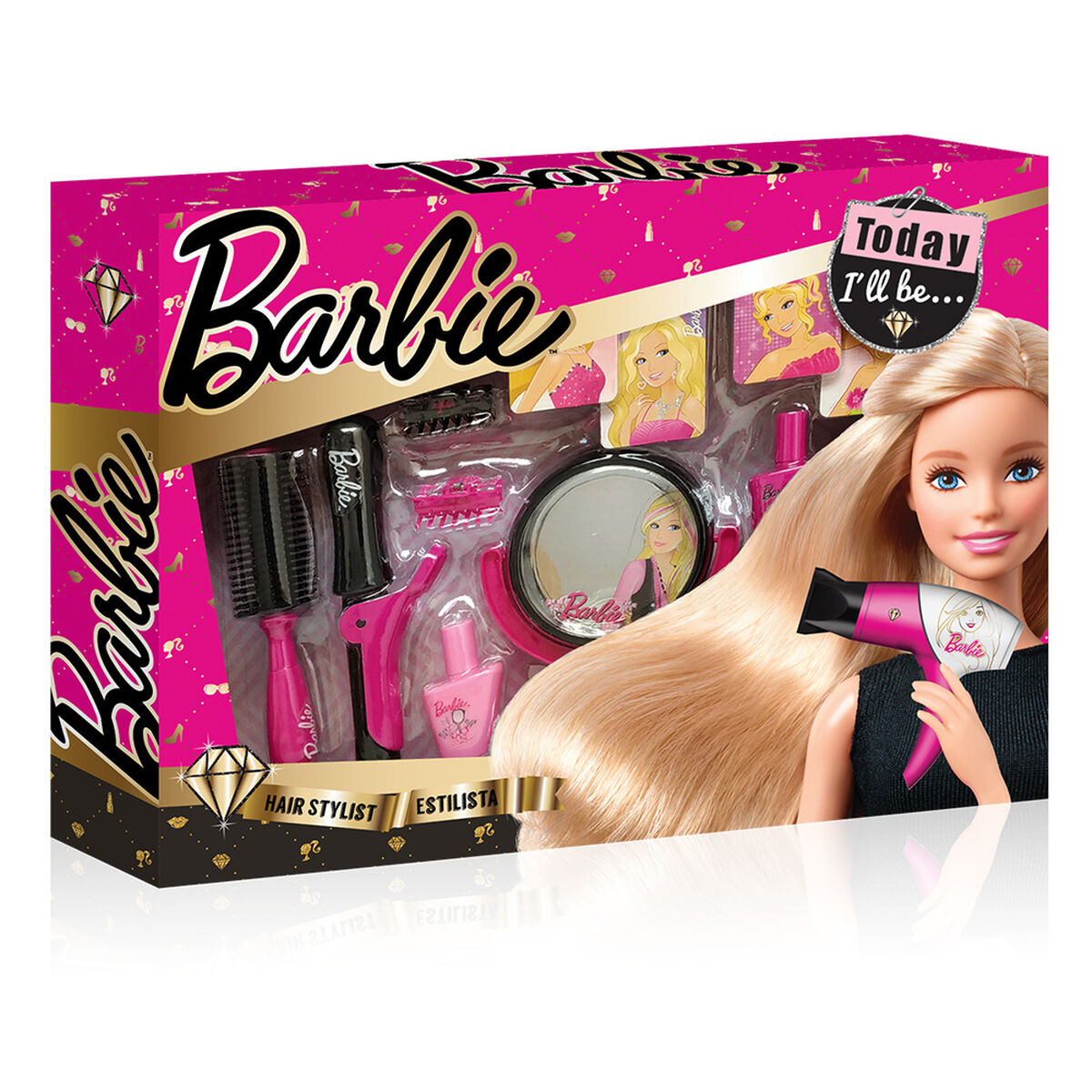 Set Peluqueria Belleza para Niñas Barbie