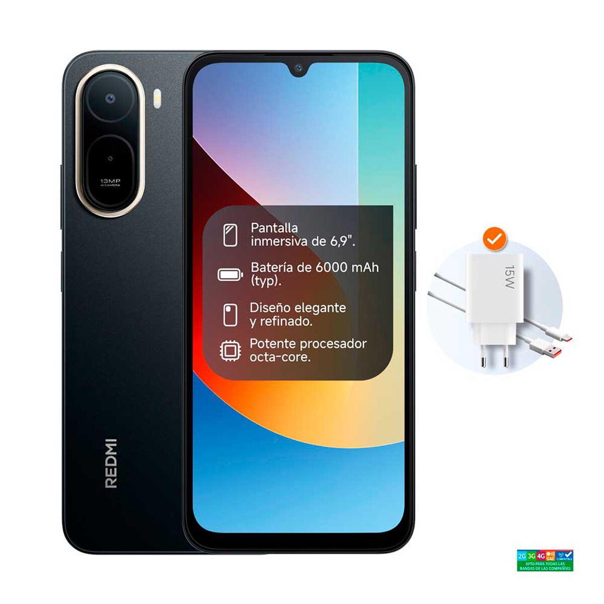 Celular Xiaomi Redmi A7 Pro 4G 64 GB 6,9" Negro