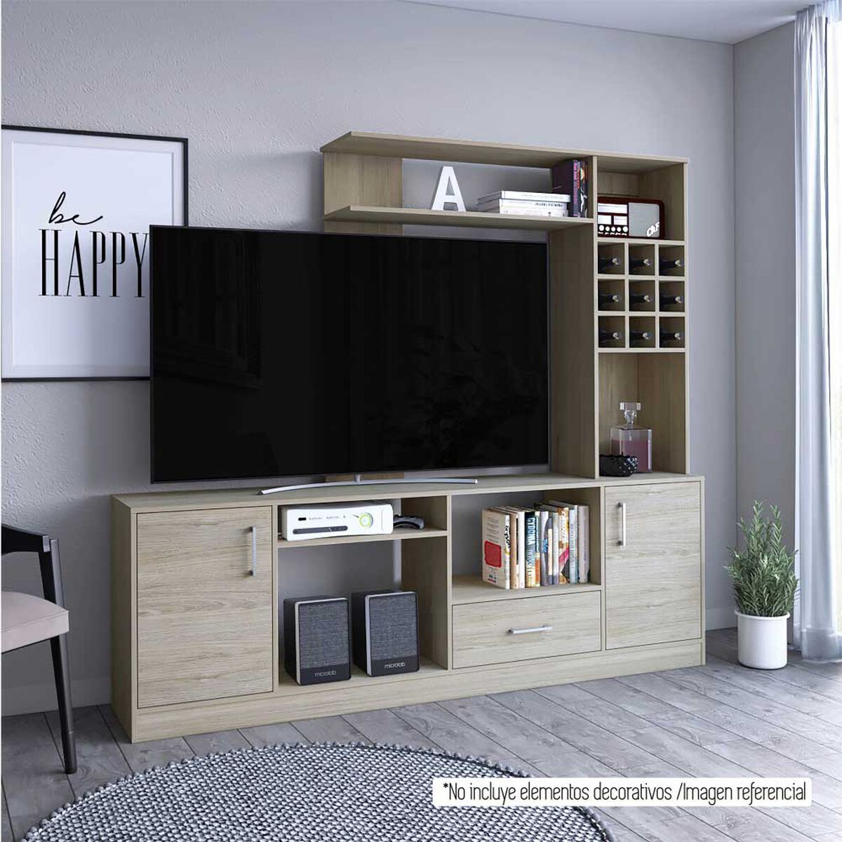 Centro de Entretenimiento TuHome Beijing Hasta 65"