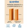Closet Yardas Agustina 6 Puertas 8 Cajones Nogal