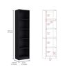 2 Estantes 45 cm + Estante 62 cm TuHome Home Wengue