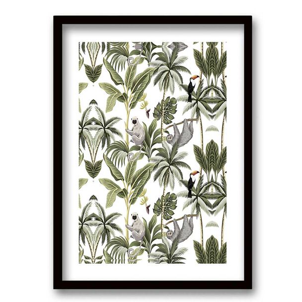 Cuadro Decorativo Retela Monos Selva 70 x 50 cm