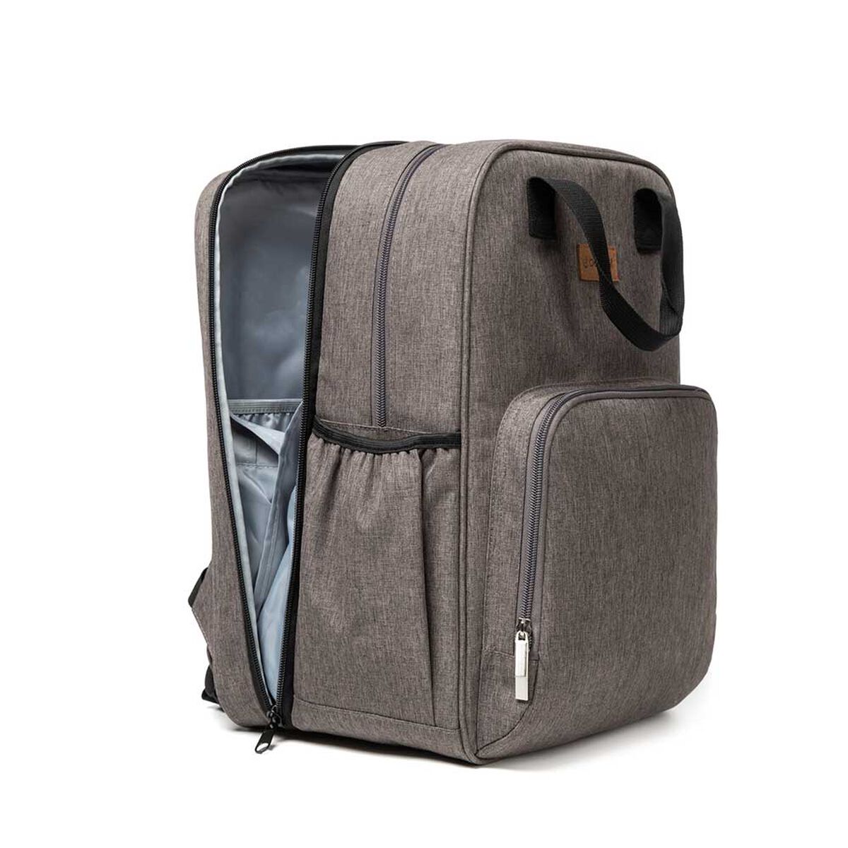 Bolso Maternal Pañalero Mudador Gris Bebesit