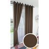 Combo Cortinas Doral Rustico 220 x 140 cm Café