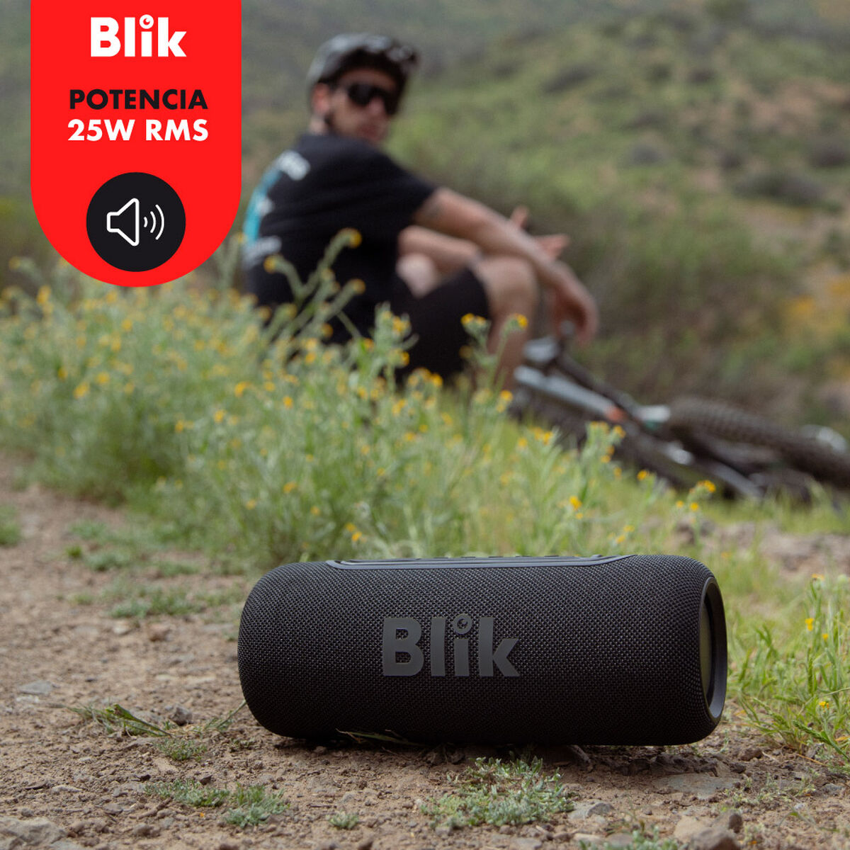 Parlante Bluetooth Blik Live Negro