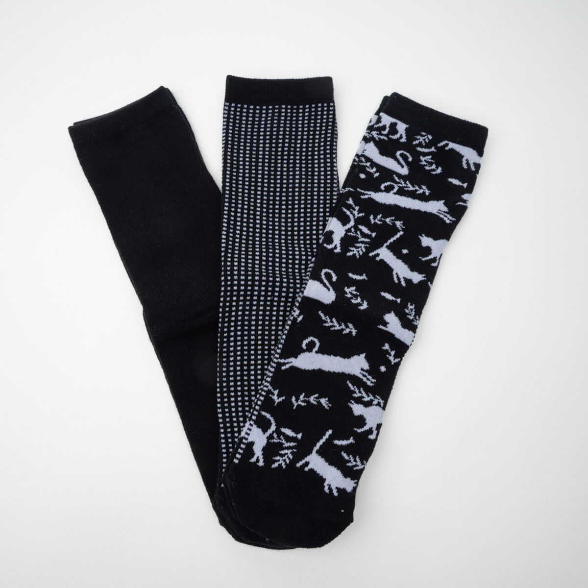 Pack 3 Calcetines Largo Mujer Icono