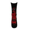 Pack 2 Calcetines Largos Algod&oacute;n Deadpool Marvel Hombre Top