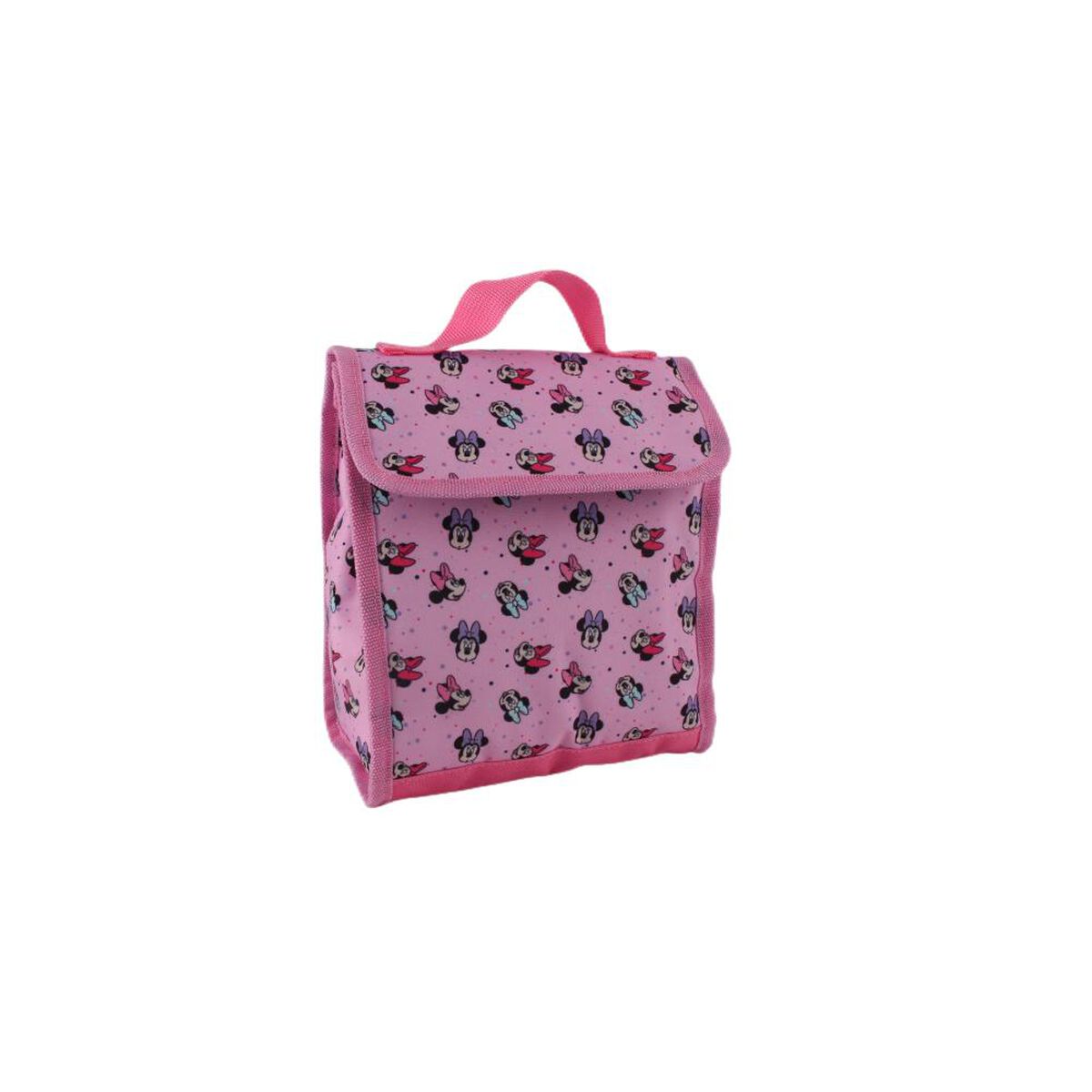 Pack 4 Piezas Mochila con Ruedas, Lonchera, Estuche y Botella de Agua Minnie
