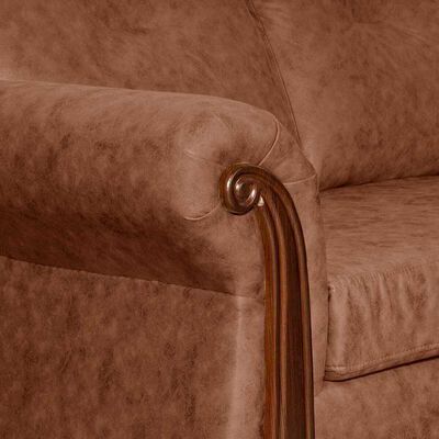 Imagen 2 del producto Sofá Black Factory Bristol 2 Cuerpos Terracota