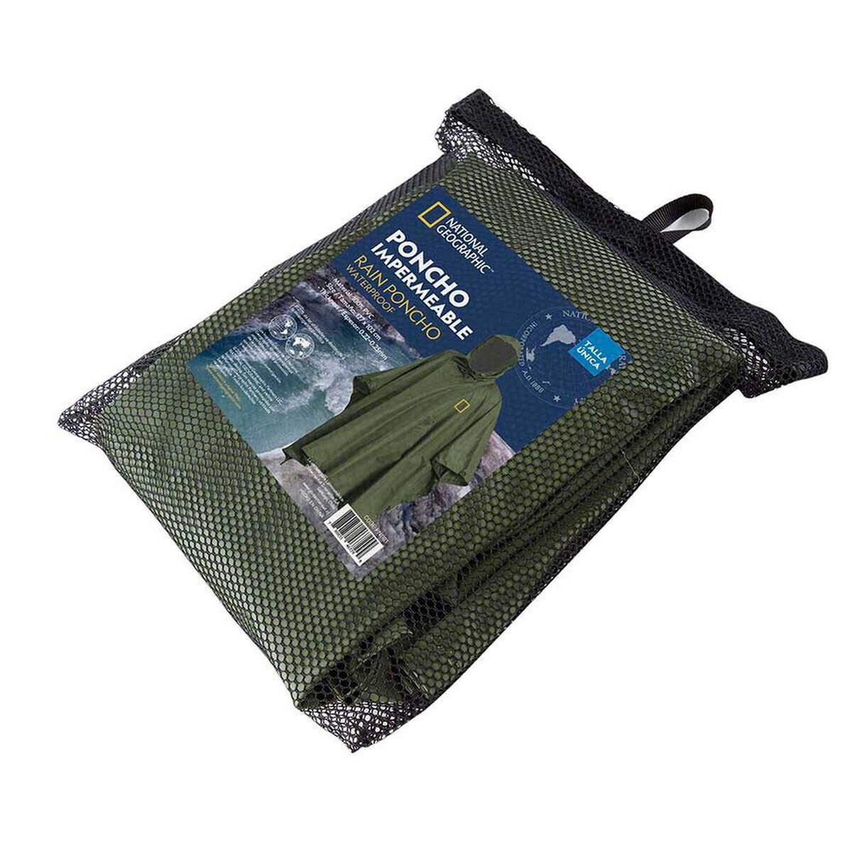 Poncho National Geographic Verde