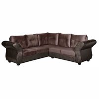 Sofá Seccional Diseño A&M Home Emma Derecho 5 Cuerpos Chocolate