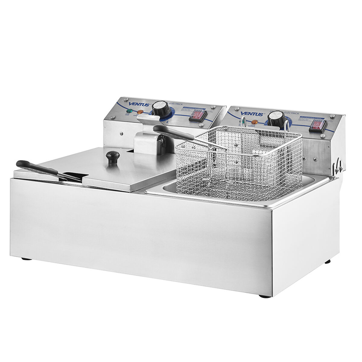 Freidora Industrial Ventus VFS-062 2 Depósitos