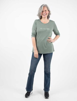 Imagen 2 del producto Polera Manga 3/4 Mujer Portman Club Verde