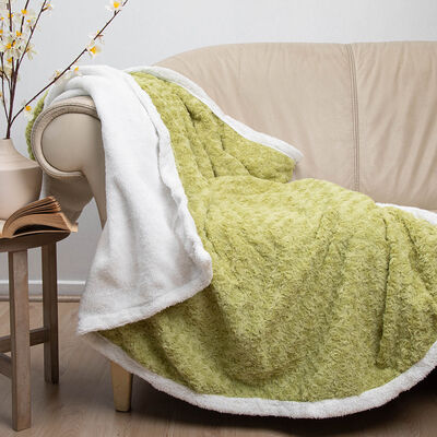 Manta de Poliéster Doral 1 Plaza Deluxe Verde