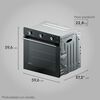 Horno Empotrable Oe8el 80 lts.