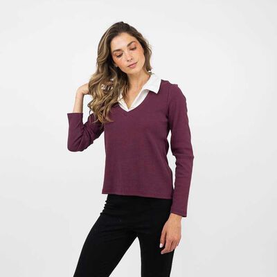 Polera Manga Larga Mujer Zibel